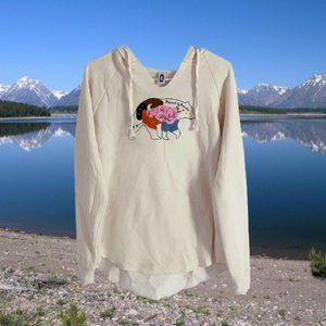 Mount Rainier Hiking Colorful Bear Sweatshirt Size Small